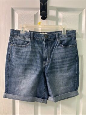 Wrangler Blue High-Rise Denim Shorts
